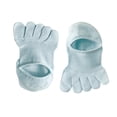 thumbnail image 3 of 1 par de calcetines con punta para mujer Salvador calcetines bajos suaves para correr azul, 3 of 10