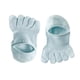 thumbnail image 3 of 1 par de calcetines con punta para mujer jinwen calcetines de barco para mujer senderismo en interiores caminar Azul, 3 of 8