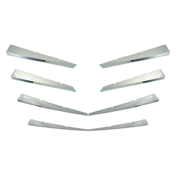Bully Gi 76 Abs Chrome Grille Overlay 8 Piece
