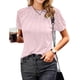 thumbnail image 1 of Blusa AURUZA para Mujer, Casual de Trabajo, Manga Corta, 1 of 7
