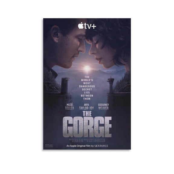 The Gorge Movie Poster Canvas Wall Art Movie Poster Room Decor P-2