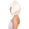 thumbnail image 3 of 60's Groovy Bouffant Women's Wig | White Vintage Wig | Premium Breathable Capless Cap, 3 of 9