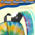 thumbnail image 5 of Red and Yellow Tie Dye Pattern 17" School Backpacks for Teens,Waterproof Oxford Fabric,S-Shape Padded Straps for School,Travel,Hiking,Camping, 5 of 6