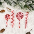thumbnail image 6 of SUNRI Large Christmas Decorations Red and White Candy Lollipop Small Stick Combination Reusable Candy Hanger Xmas Tree Hanging, 6 of 13