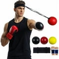 thumbnail image 1 of Boxing Reflex Ball boxballen games Boxing Ball Boxball Reflex Ball Headband Set - Improve Speed, Agility, and Punching Skills - Addictive Boxing Game for All Ages - Boxing Equipment for Home Workouts, 1 of 8