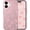 Pink Flower Bows/Pink, variant on for iPhone 13 Pro Max Case Cute Ribbon Bow Strawberry Aesthetic Pattern Case for Women Girls, Girly Trendy Glossy Slim Shockproof Protective Bumper Cover, Strawberry Ribbon/Pink