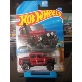 Miniature Hot Wheels Land Rover Defender 90 Then And Now 2025 - 1/64 - Neuf