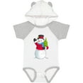 thumbnail image 3 of Inktastic Snowman Holding Christmas Tree Boys or Girls Baby Bodysuit, 3 of 5