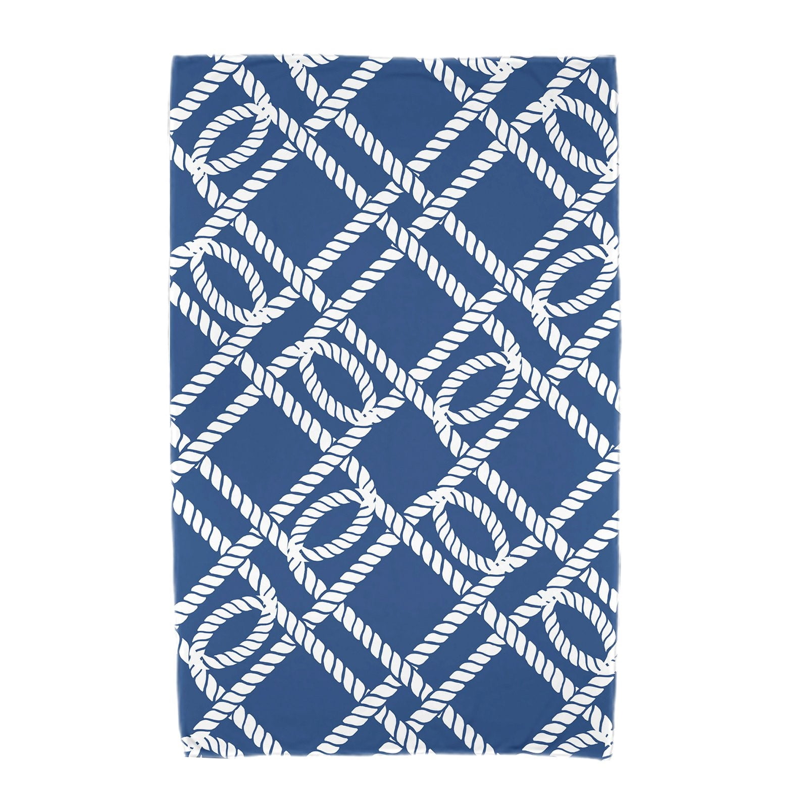 Simply Daisy 30" x 60" Know the Ropes Geometric Print Beach Towel