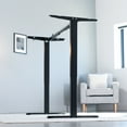 thumbnail image 2 of VIVO Black Electric Stand Up Desk Frame, Single Motor Standing Adjustable Base, 2 of 7