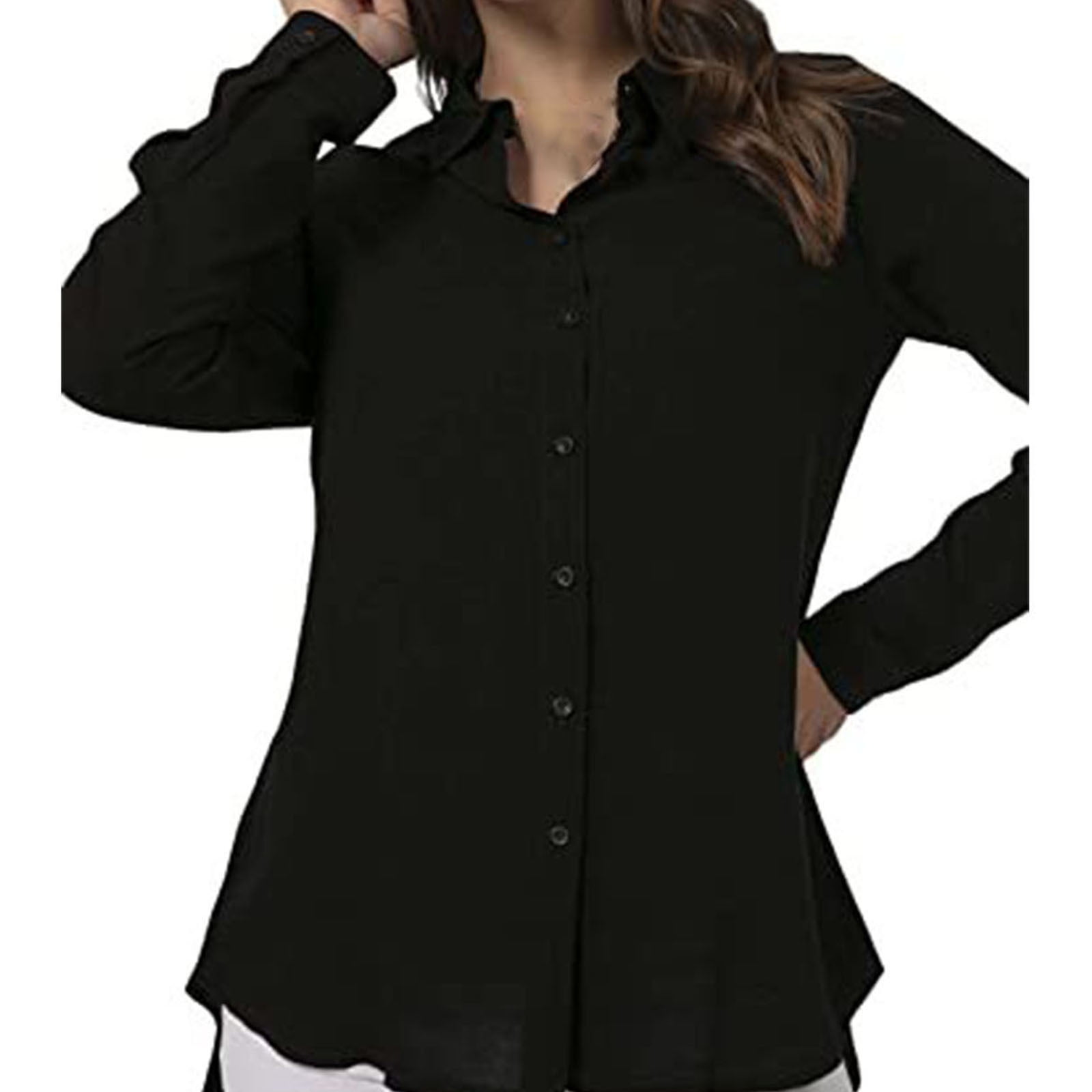 Black t shirt blouse 2025