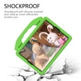 thumbnail image 7 of Allytechgroup Kids Shockproof Case for Apple iPad 10.2" 9th 8th 7th Gen 2021/2020/2019, Silicone EVA Thumb Design Handle Stand Protective Kids Friendly Lightweight Case Cover Girls Boys, Green, 7 of 7