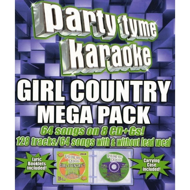 Party Tyme Karaoke Girl Country Mega Pack