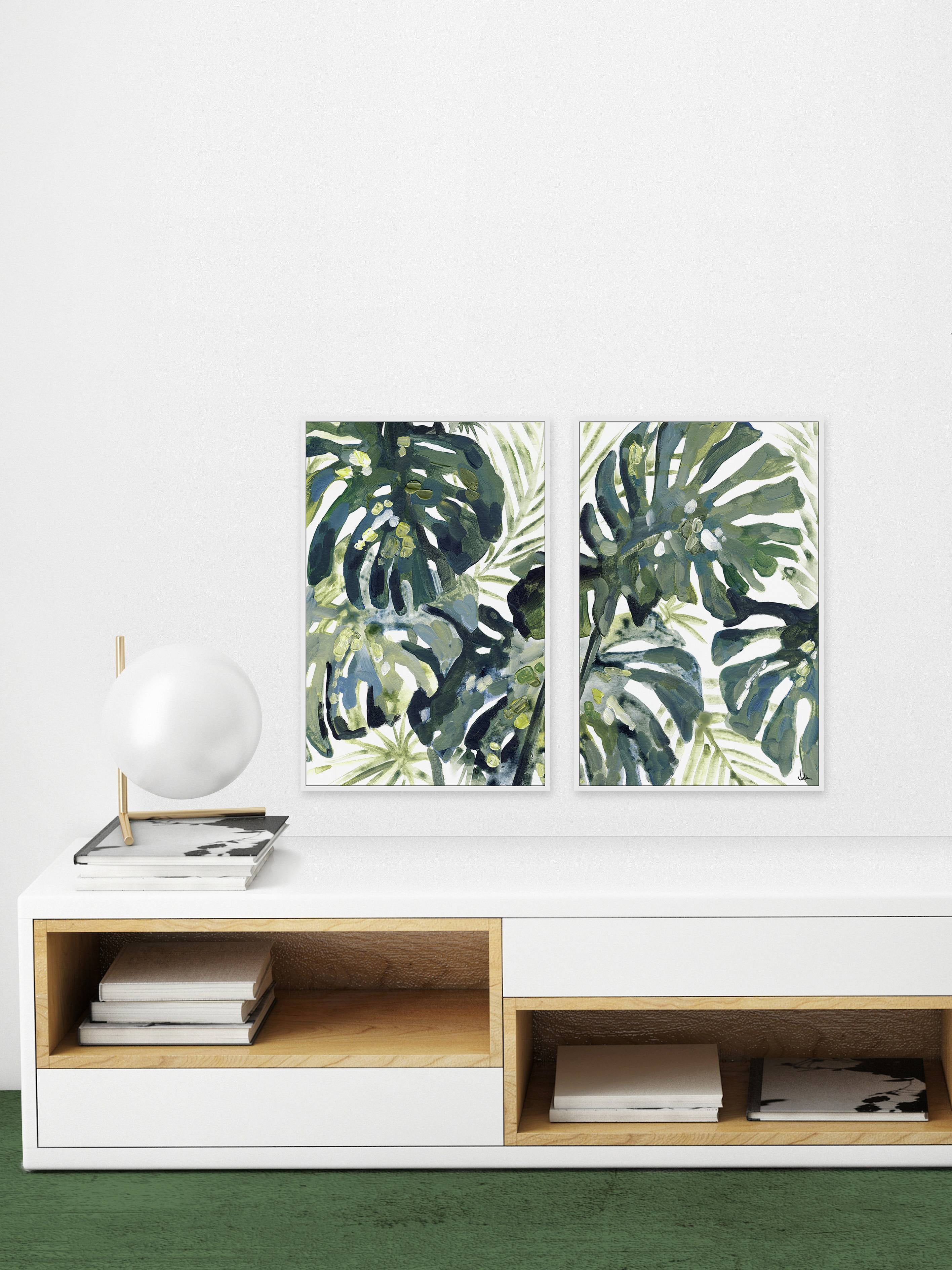 Marmont Hill Watercolor Leaf II Diptych
