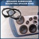 thumbnail image 2 of Anillo espaciador de altavoz Unique Bargains, adaptador de espaciador de altavoz tweeter para Vauxhall Corsa D 2 Pcs, 2 of 7