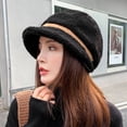thumbnail image 4 of CoCopeanut Autumn Winter Baseball Cap Women Artificial Lamb Wool Hats Version Tide Warm Cap Plush Baseball Caps Spring Baseball Cap Gift, 4 of 6