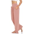 thumbnail image 6 of Women's Casual Loose Wide Leg Cozy Pants Yoga Sweatpants Comfy High Waisted Sports Athletic Lounge Pants with Pockets, 6 of 10