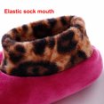 thumbnail image 4 of Calcetines de piso con estampado de leopardo para niños de otoño e invierno Calcetines de baile de yoga de terciopelo antideslizantes con engrosamiento de terciopelo de doble capa Fridja nalpqowj4193, 4 of 7