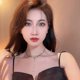 thumbnail image 2 of Korean Heart Butterfly Pendant Tassel Necklaces For Women 2023 New Initial Rhinestone Pearl Choker Collar Clavicle Chain Jewelry-xl369--XL011-2-Produc XL011-2, 2 of 5