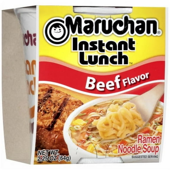 2X-Maruchan Instant Lunch Beef Flavor Ramen Noodle Soup - 2.25 oz