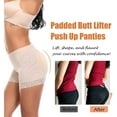 thumbnail image 4 of MISS MOLY Women Lace Padded Seamless Butt Lifter Hip Enhancer Shaper Panties Underwear, 4 of 8