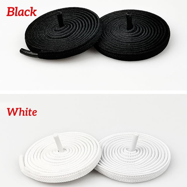 Color Metal Capsule Shoelace Child Adult Tying-Free Elastic Shoelaces