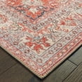 thumbnail image 2 of 5â€™x8â€™ Red and Gray Oriental Area Rug, 2 of 3