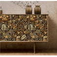 thumbnail image 3 of MOYISHI Peel and Stick Wallpaper 17.71inch x 236.22inch Gold/Grey Floral Contact Paper Removable Self -Adhesive Waterproof Flower Wallpaper Wall Mural Decoration, long, 3 of 7