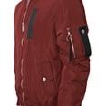 thumbnail image 4 of Ma Croix Premium MA-1 Padded Bomber Flight Jacket Slim Windbreaker, 4 of 4