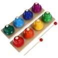 thumbnail image 3 of Miangastore 2 Ensembles d'Instruments de Musique en Bois Jouets Montessori pour Enfants Instruments de Percussion, 3 of 8
