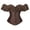 Z6-Brown, variant on Halloween Women Lace Up Boned Bustier Corset With Garters Lace Up Boned Overbust Corset Bustier Lingerie Bodyshaper