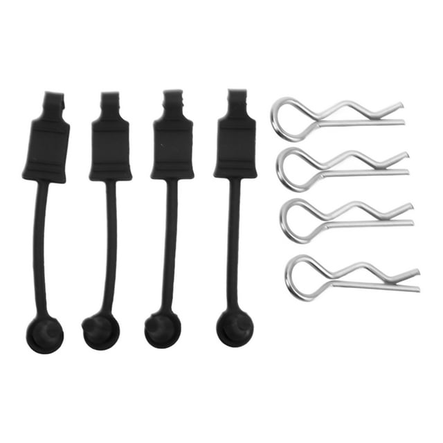 Clips de retención para carrocería de coche RC para Losi Lasernut U4 1/10, pieza de actualización para coche de control remoto, color negro
