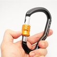 thumbnail image 3 of Sonducket Accesorio de mosquetón para escalada en roca, cinta rápida de seguridad resistente, práctico equipo de bloqueo de seguridad para Escalada, 3 of 6
