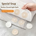thumbnail image 4 of On Lightweight Quilt Holder Quilt Cover Holder Slip Quilt Buckle Stylish Home Strong Sticking Rug Corner Perfect for Organizing Displaying Quilt, 4 of 8
