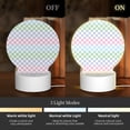 thumbnail image 3 of Sikiie Colorful Checkerboard Acrylic Night Light Gift Custom Acrylic Night Light LED Lights for Bedroom Home Office, 3 of 9