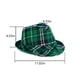 thumbnail image 3 of Teissuly Irish Plaid Green Fedora - St. Patrick's Day Costume Accessories Leprechaun Hat For Men Women And Kids Teissuly WER202309201422, 3 of 8