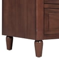 thumbnail image 6 of Glavbiku Modern 3 Drawer Nightstand,Wood Cabinet for Bedroom,Brown,Adult, 6 of 12
