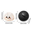 thumbnail image 2 of Mystery Blind Box Dumplings, Halloween Squishy Set With Black Steamer Cases Glitter Pumpkin Skull Ghost Eyeball Design Slow Rising Squeeze Stress Relief Spooky Fidget Dumplings Collection, 2 of 5