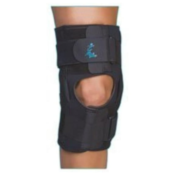 Gripper Hinged Knee Brace - 12 Inch Medium - Breathable Coolflex Support for Men & Women - Joint Pain Relief, Post-Surgery Recovery, Sports Injury