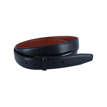 Trafalgar Feather Edge Leather No Buckle Belt Strap (Men Big & Tall)