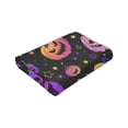 thumbnail image 6 of ZICANCN Throw Blanket Neon Pumpkin Autumn Fantasy , Couch Ultra Soft Micro Fleece Sofa Bed Camping Travel Blanket for Adults, 60"x50", 6 of 8