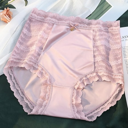 

CAICJ98 Womens Underwear Women s Cotton Bikini Panties Pack Moisture-Wicking Cotton Bikini Underwear (Colors May Vary) Pink M