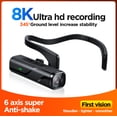thumbnail image 4 of Cámara montada en la cabeza de alta definición 8K, cámara para deportes al aire libre, grabadora de conducción para motocicleta, casco portátil montado en la oreja, vídeo DV, 4 of 4