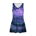 thumbnail image 3 of Vestido de Verano para las Mujeres Impresión de la Moda Bolsillo sin Mangas Cuello en V, Vestido Casual para la Playa Y Diario, 3 of 5