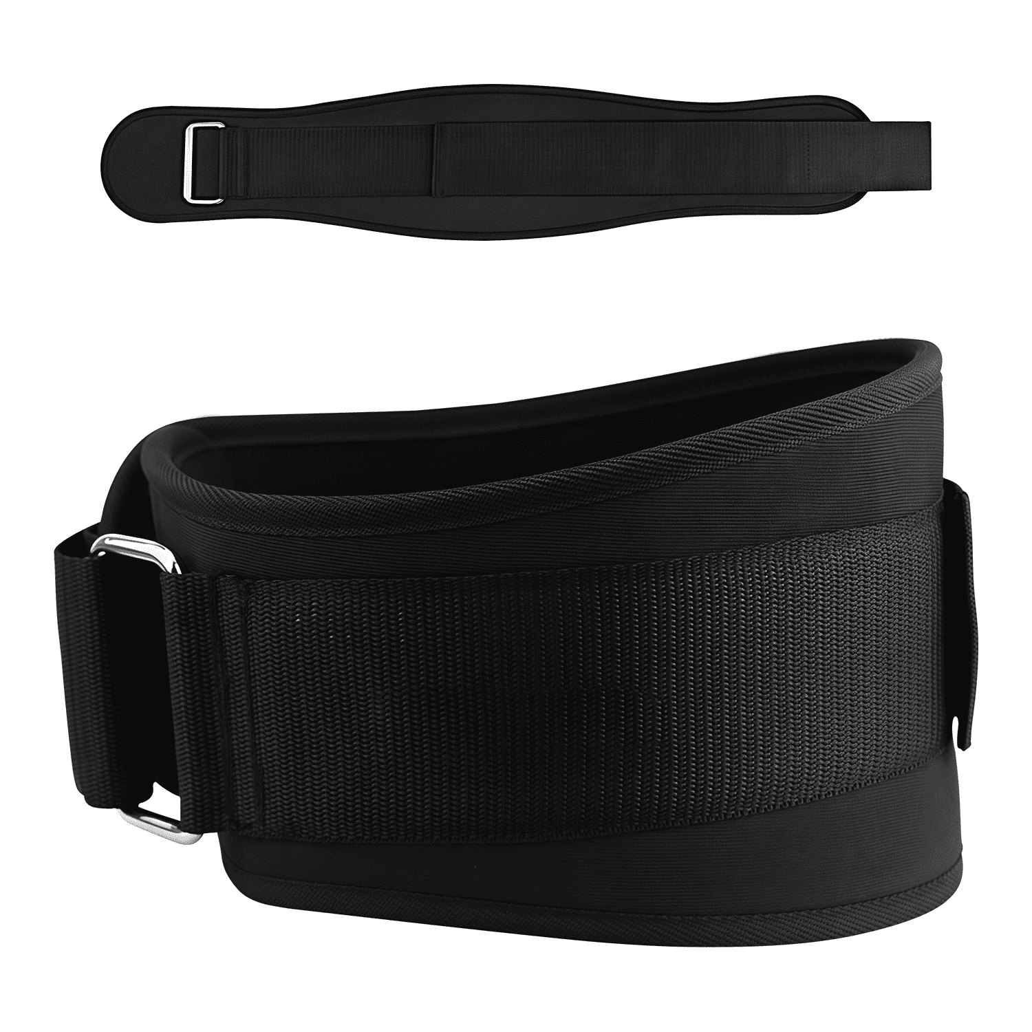 Weight Lifting Belt for Men and Women, 6" Wide Padded Lumbar Support, Professional Core Strength Training Belt for Powerlifting and Bodybuilding, Medium