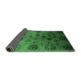 thumbnail image 2 of Ahgly Company Indoor Square Oriental Emerald Green Industrial Area Rugs, 8' Square, 2 of 4