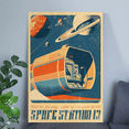 thumbnail image 3 of Retro Futuristic Sci-Fi Space Part 5 Wall Poster Full Size 24''x36'' The Golden Shop, 3 of 5