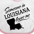 thumbnail image 4 of Inktastic Someone in Louisiana Loves Me Boys or Girls Baby Bib, 4 of 4