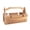 Charcoal, variant on NFTIGB Wooden Folding Picnic Basket Table Outdoor Portable 2 in 1 Vintage with Wine Glass Holder Wood Grain Color, 14.17 inches / 36 cm Length Lightweight Collapsible Desk for Camping