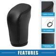 thumbnail image 4 of Cubierta de pomo de cambio de marcha Unique Bargains para Honda Civic 11ª Gen 2022 2023 Negro, 4 of 7